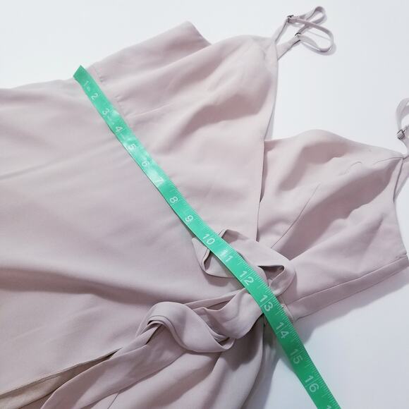 Show me your Mumu Mariah Wrap Dress High Low Maxi Bridesmaid Party Vacation - Picture 7 of 14